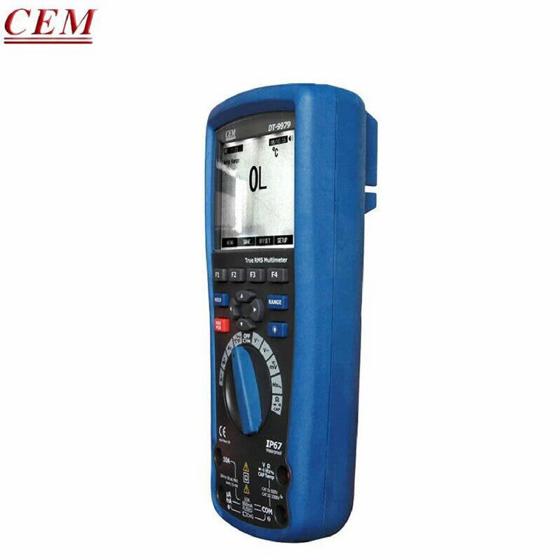 CEM DT-9979 Professional True RMS Industrial Digital Multimeter with Bluetooth and Trend Capture 50000 Bit High Resolution CEM DT-9979 Professional True RMS Industrial Digital Multimeter with Bluetooth and Trend Capture 50000 Bit High Resolution